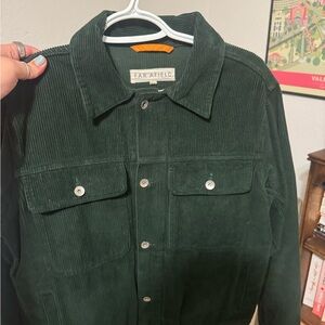 Far Afield Men's Forest Green Corduroy Jacket